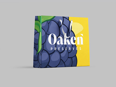 Oaken Preserves | Bag adobe illustrator branding design graphic design illustration label layout package packaging design photoshop