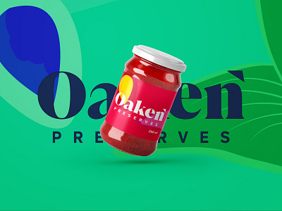 Oaken Preserves | Label adobe illustrator branding design food graphic design illustration label layout package packaging design photoshop