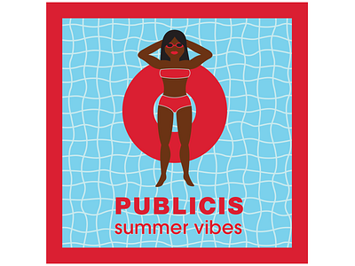 pool vibes design illustration pool summer swimming
