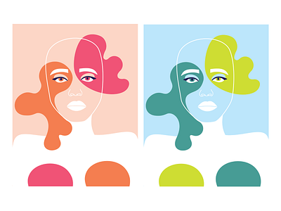 Mood design graphic design illustration illustrator women women in illustration