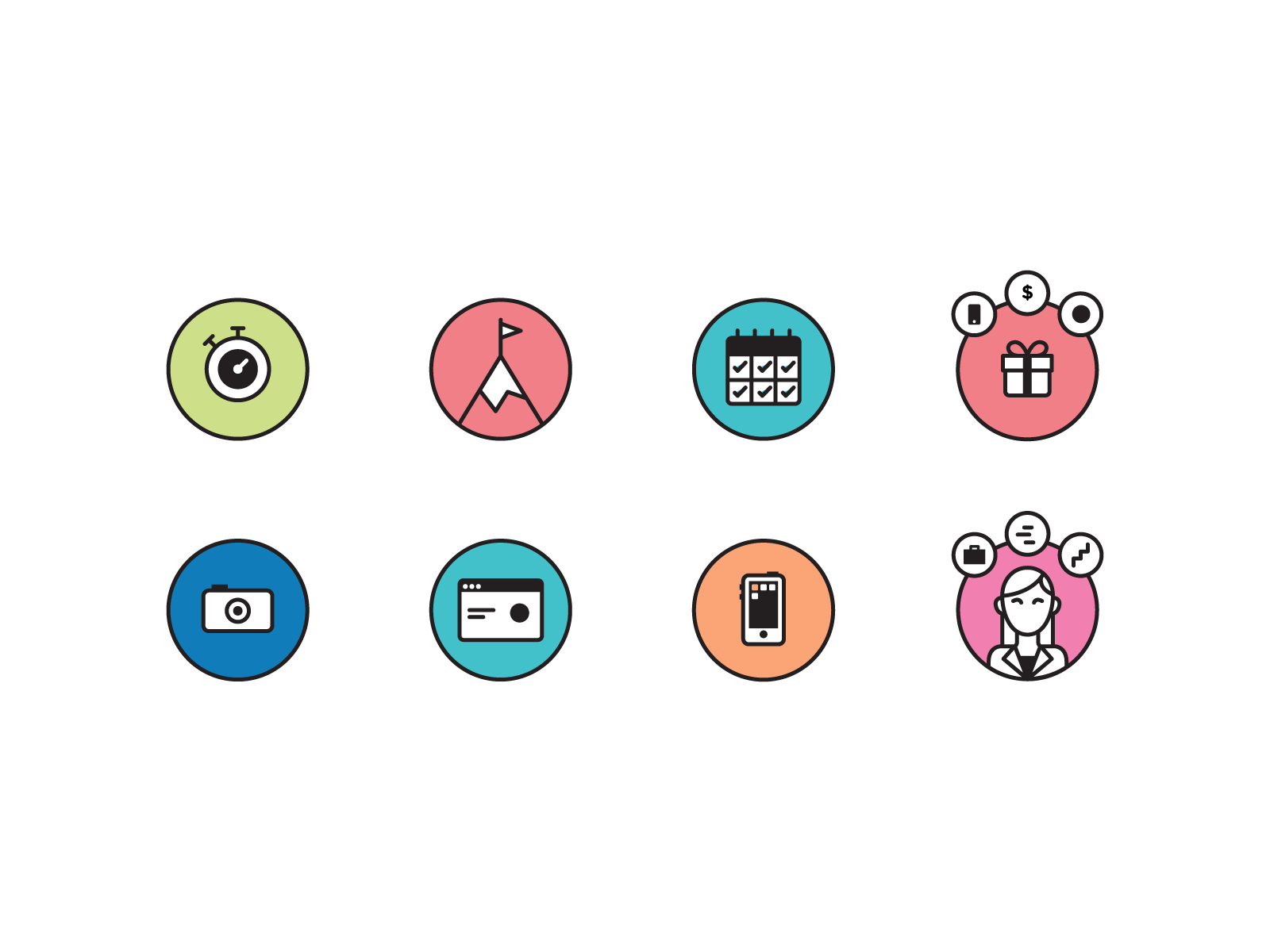 bonafont icon set by angel maya on dribbble dribbble