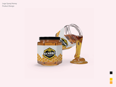 Project Syarqi Honey brand brand design brand identity branding branding design design graphic design graphicdesign honey logo logo logo design branding logo honey logotypes