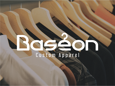 BASEON Custom Apparel clothing brand clothing brand logo clothing logo fashion logo logo logodesign logos logotype logotypes logowordmark typography