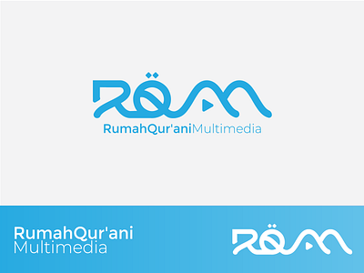 RUMAH QUR'AN MULTIMEDIA LOGO graphicdesign logo logotype logotypes monogram typography