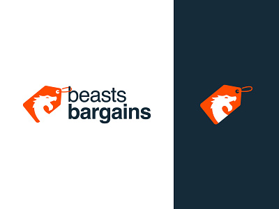 Beast Bargains Logo beast brand identity brandidentity branding branding and identity branding and logo branding design design dragon illustration logo logo design tag