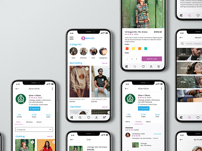 Stylehouse mobile app design app apparel appdesign application clothes design ecommerce fashion interfacedesign onlinemarketplace onlineshopping shopping ui ux