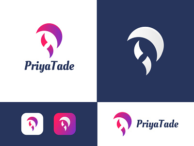 Priya trade app icon and logo