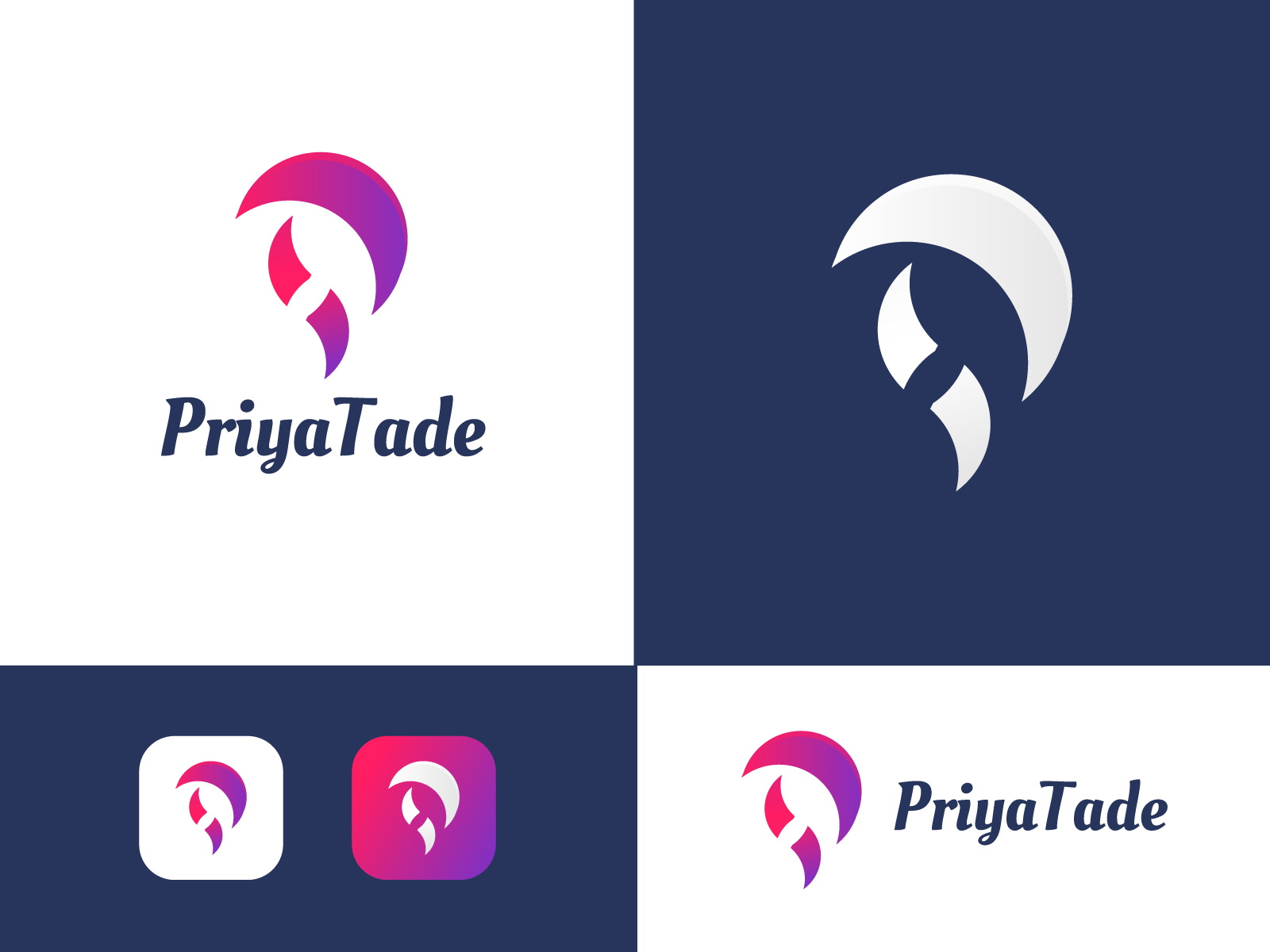 Logo Design for Priya Products : Leading exporters of Sesame Seeds.