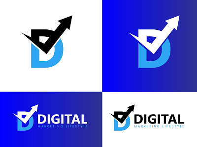 digital marketing lifestyle  Logo and branding