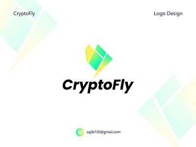 CryptoFly | Crypto | Blockchain | Tech logo design