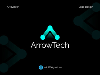 ArrowTech | Tech | A letter mark | Modern logo design