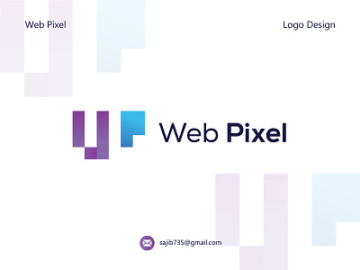 Web Pixel Agency | Tech | IT | Software Brand Visual Identity agency logo app ui design logo logo design logo idea logo type modern logo purple red startups logo tech tech logo technology logo