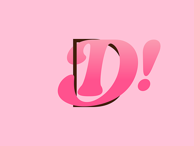 D! dafneys! graphic design illustration pink typography vector