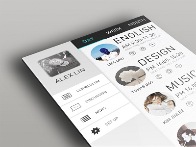 Curriculum App by Fancy on Dribbble