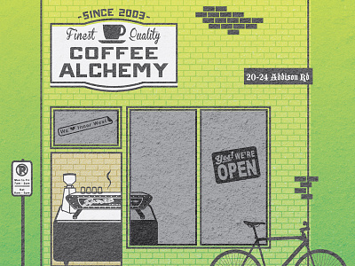 Coffee Shot branding cafe coffee poster sydney website