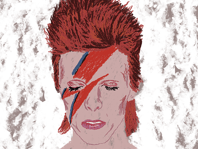 David Bowie aladdinsane bowie bowieforever davidbowie design digital digitalart drawing editor editorial illustration magazine musician musicians