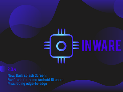 Inware Android App 2020design gaming icon icondesign illustration instagram logo minimal motiongraphic newdesigns type vector