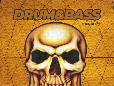 Drum Bass Mix Vol9 albumart albumdesign christoms coverart djmixdesign freshtables