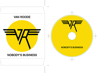 VAN ROODE - logo, cd design, cd cover design