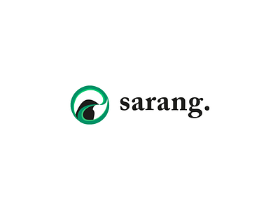 Sarang full logo design flatlogo fulllogo logo logo design logograph logoonwhite logotype