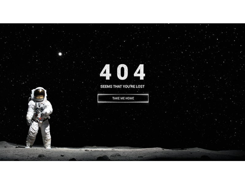Daily UI #08 - 404 page