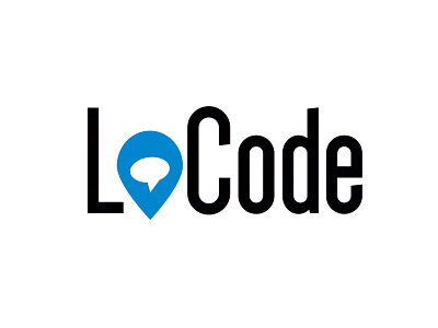 Logo for LoCode Mobile App brand identity branding graphic design icon logo typogaphy typography