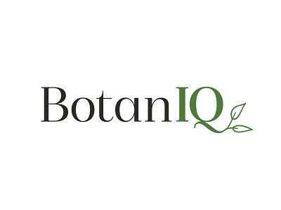 BotanIQ Logo Design art direction brand design brand identity logo logo design