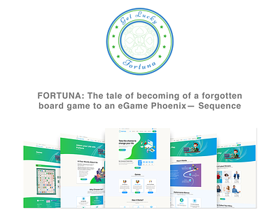 Fortuna - Sequence Game UX/UI Case Study abode illustrator adobe photoshop behance case study game website sequence game ui ux visual design web