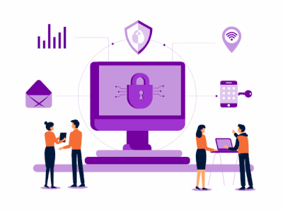 Cybersecurity Animation - Free Download after effects animated gif animation cybersecurity illustration interaction design landing page ui ux