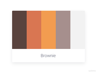 Brownie animation branding color palette color palettes colors cpalettes design icon illustration palettes