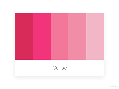 Cerise branding color palette color palettes cpalettes design illustration love palettes typography valentine day valentines valentines day vector