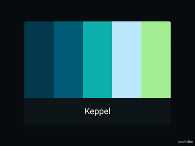 Keppel app branding color palette color palettes colors colour palette colours cpalettes dark dark app design illustration logo palettes vector