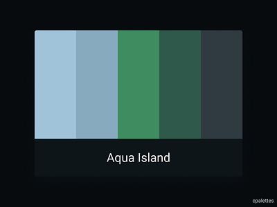 Aqua Island branding color palette color palettes colors cpalettes design icon design icons illustration logo palettes typography vector