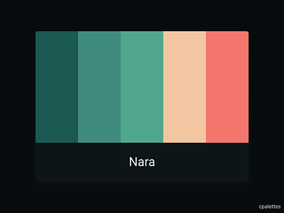 Nara branding color palette color palettes colors cpalettes design illustration palettes typography vector