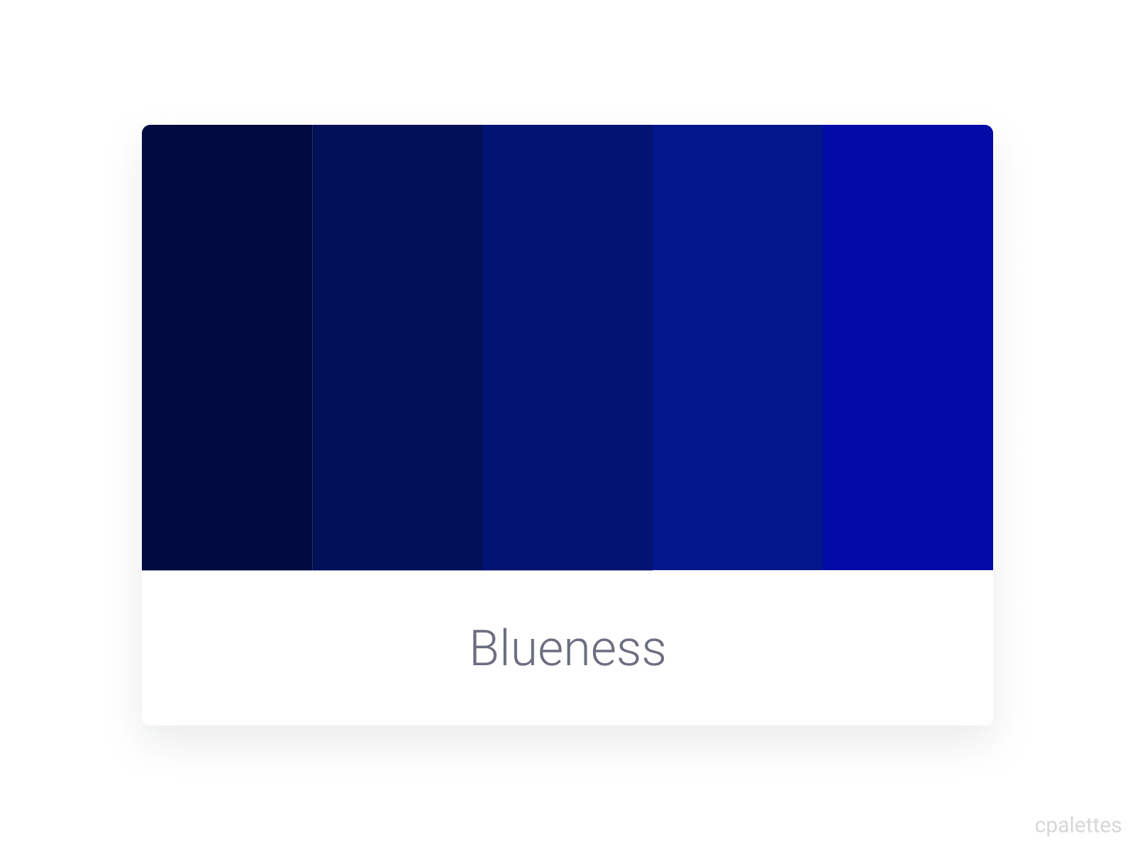 cobalt blue Color Palette