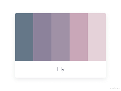 Lily app branding color palette color palettes colors cpalettes design icon illustration logo palettes vector