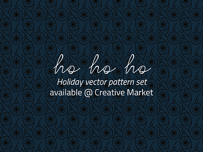 Holiday Pattern Pack @ Creative Market creative market holiday patterns newsletter banner vector patterns vector ribbons