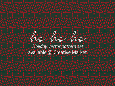 Holiday Pattern Pack christmas holiday minimalist pattern