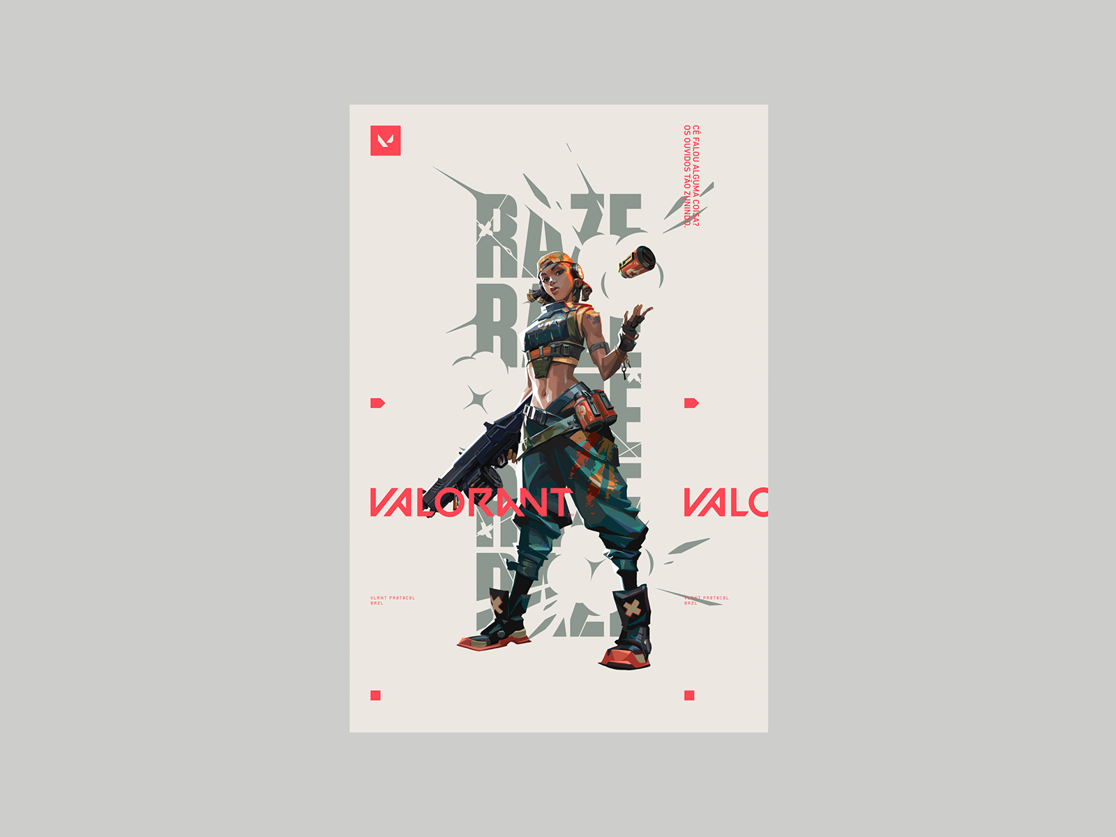 VALORANT - RAZE by Rafael Ruiz on Dribbble