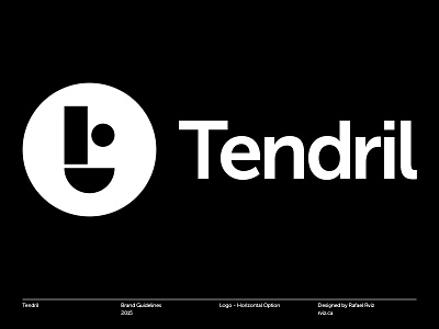 Tendril Logo & Wordmark branding clean face identity logo simple tendril studio toronto wordmark