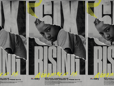 6IX RISING POSTER bw documentary hiphop movie movie poster noisey pressa print rap toronto vice worship worship studio