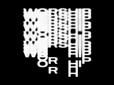W 002 animation branding gif identity logo motion design toronto typography worship worship studio