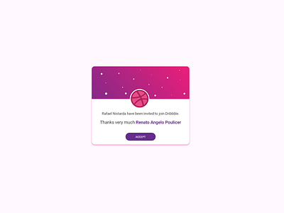 Hello Dribbble card design hello dribble invite ui ux