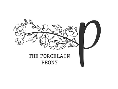 The Porcelain Peony Branding Collection branding design graphic design icon logo ui ux visual design