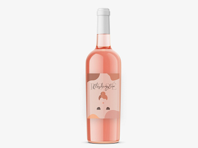 Blushing Bun Rosé blush branding design feminine graphic design pink rosé ui ux visual design wine