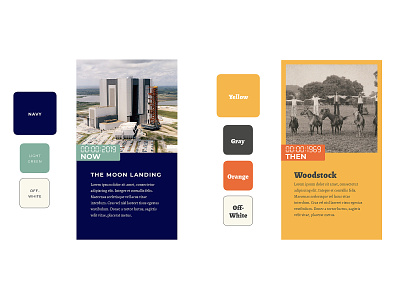 Instagram Story Style Guide app branding color palette design typography ux web