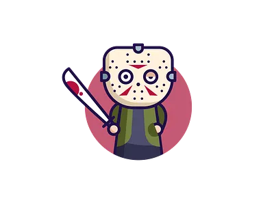 Jason Voorhees adobe illustrator american horror character design design illustration