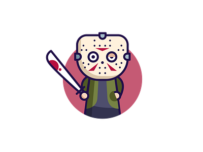 Jason Voorhees adobe illustrator american horror character design design illustration