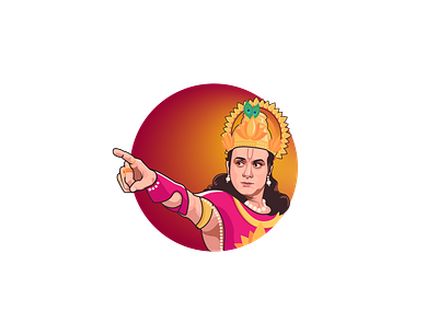 Lord Krishna - Nitish Bharadwaj, Mahabharata adobe illustrator animation bollywood character character illustration illustration indian mythology mahabharata nitish bharadwaj shri krishna