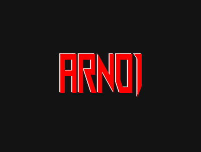 Arno1 Text Logo akibrk arno1 branding cover art logo